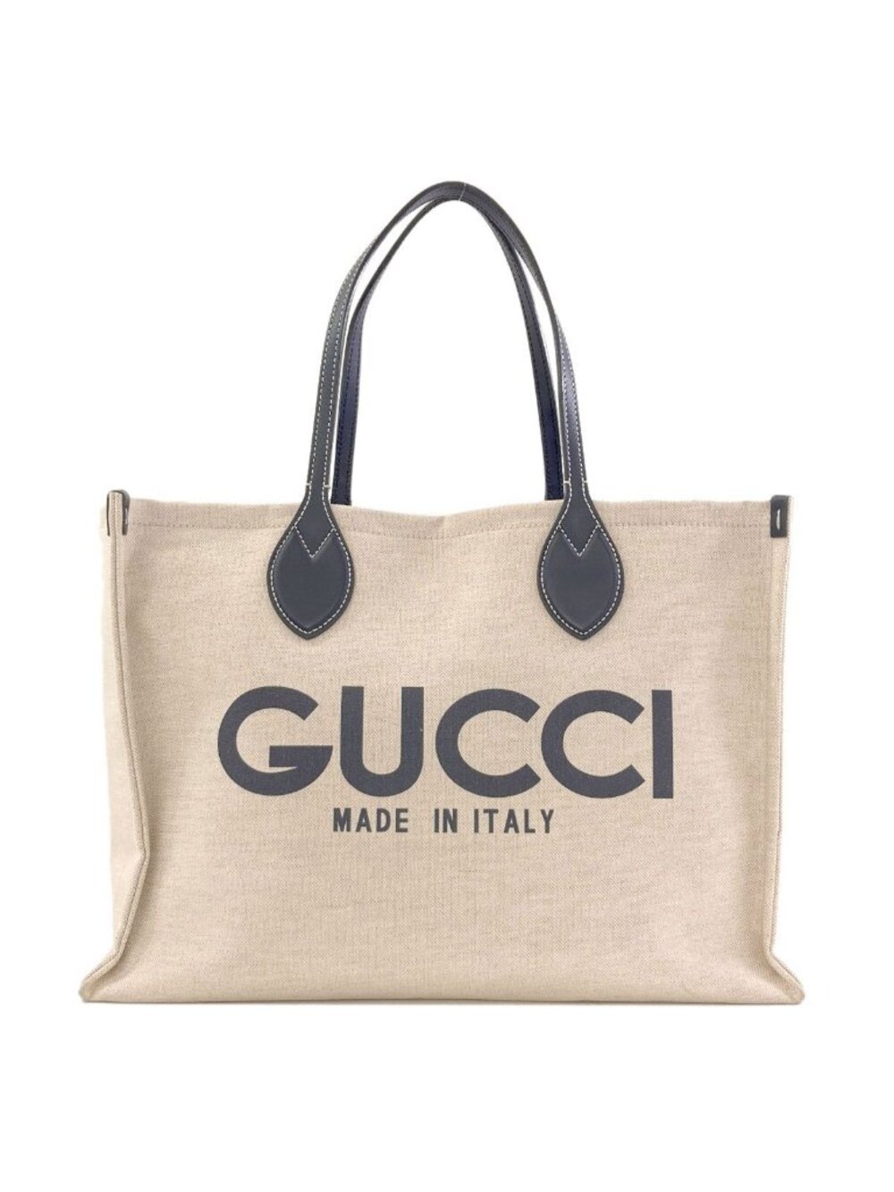 Gucci Logo Tote Bag Canvas